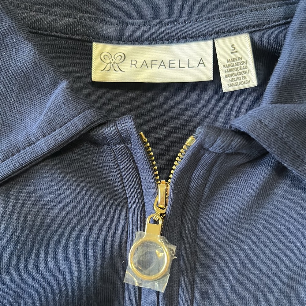NWT Rafaella Navy Tank Top - Picture 4 of 4